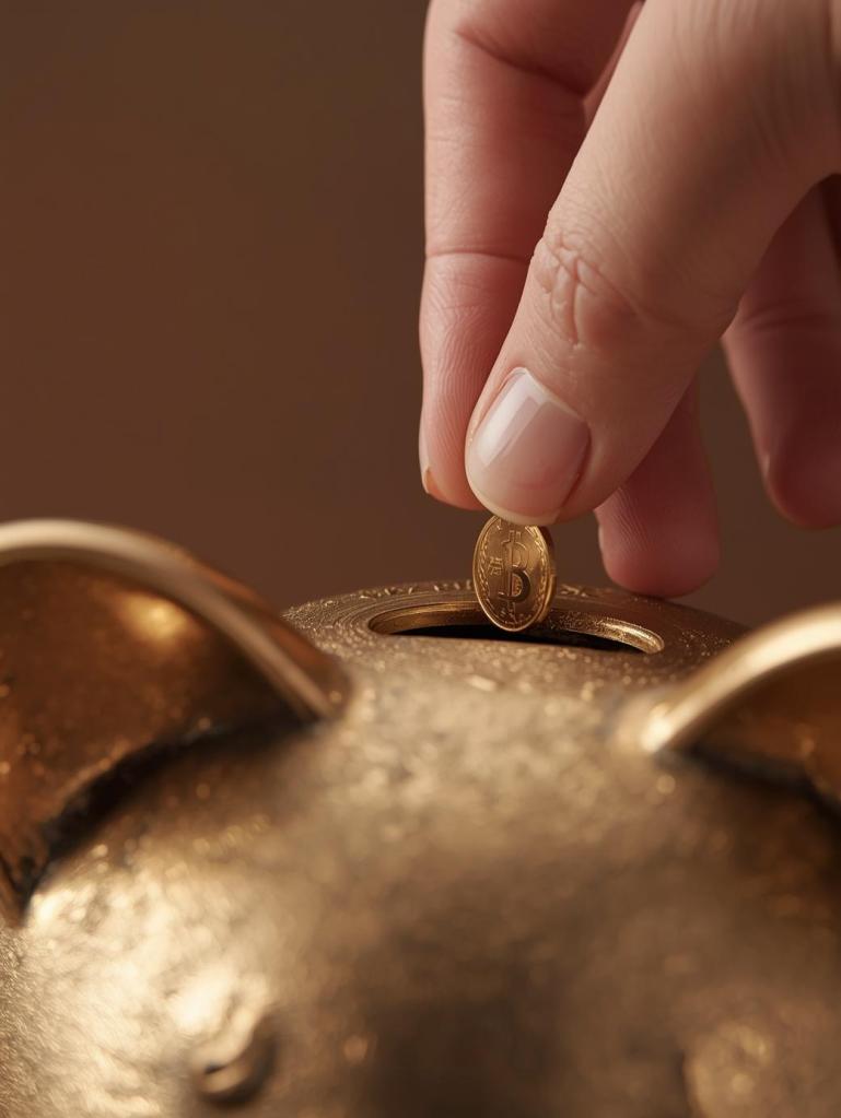 Invest with interest. Deposit a coin.
